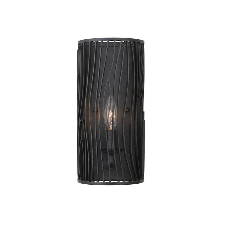 Morre 6 Inch Wall Sconce – Black Iron – 507520BI