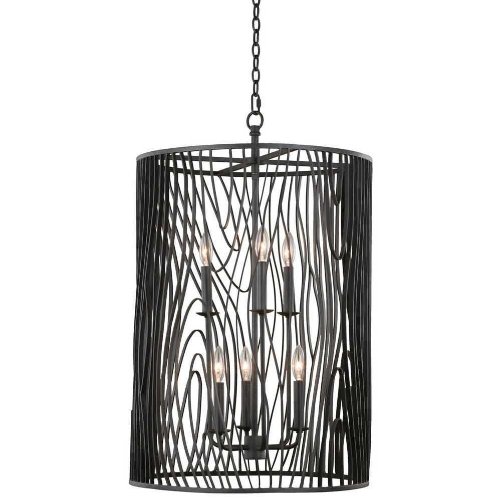 Morre 20 Inch Wall Sconce – Black Iron – 507550BI
