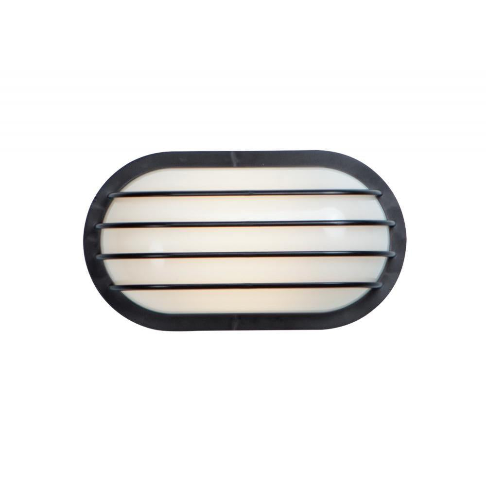 10 Inch Outdoor Wall Sconce – Black
