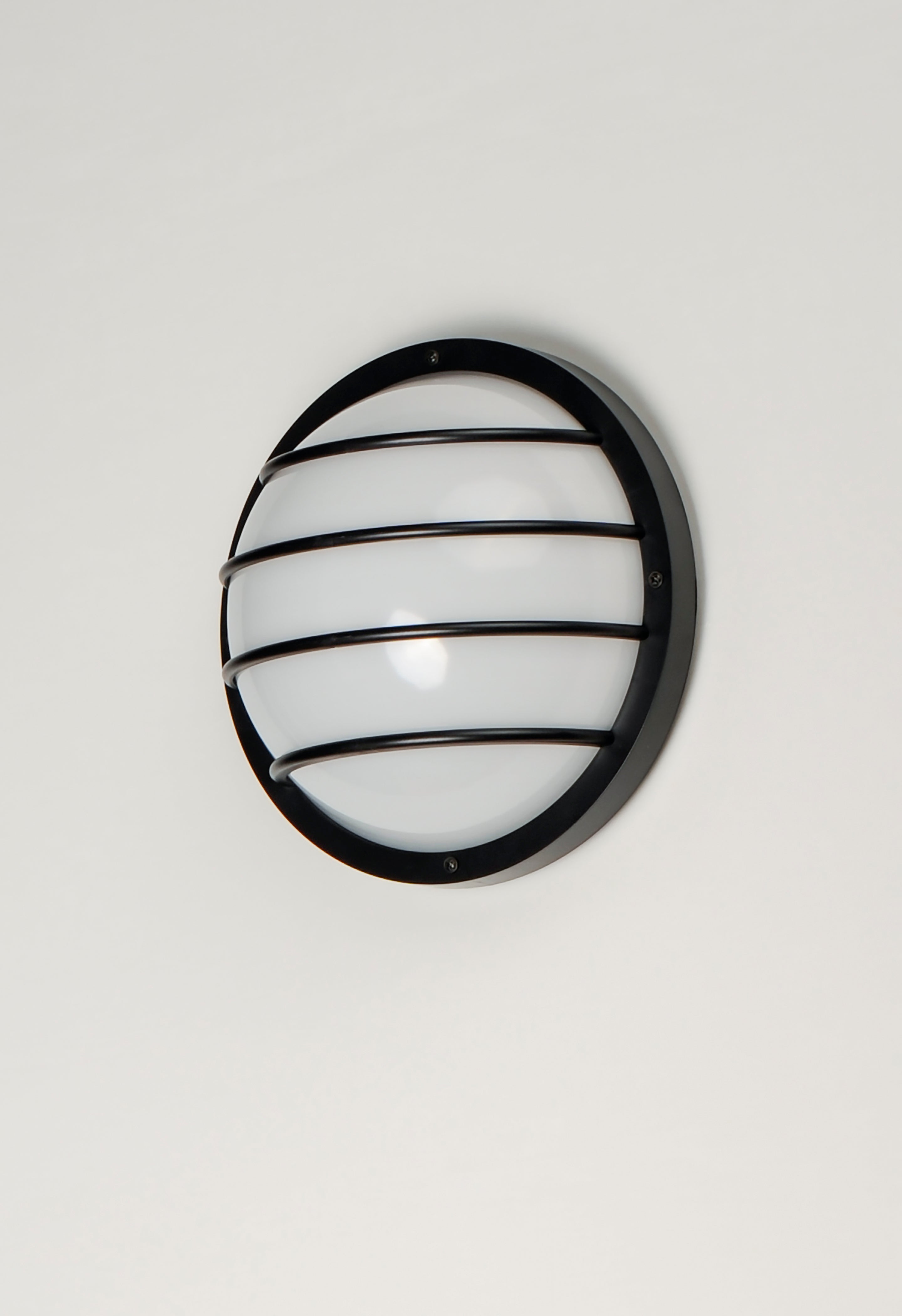 10 Inch Outdoor Wall Sconce – Black