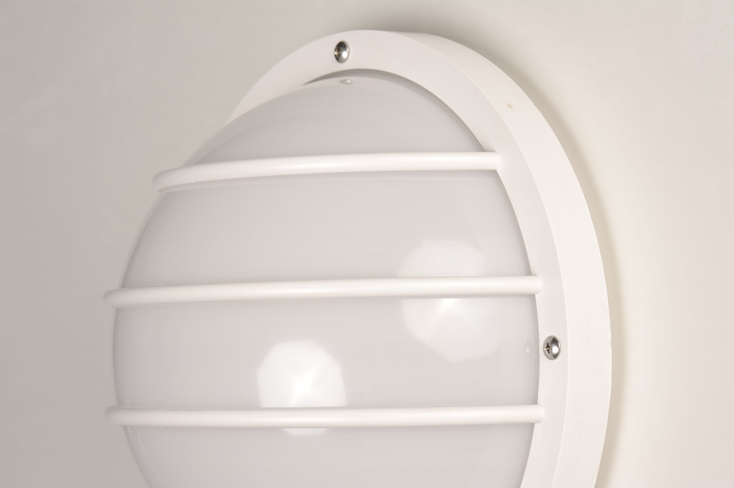 10 Inch Outdoor Wall Sconce – White