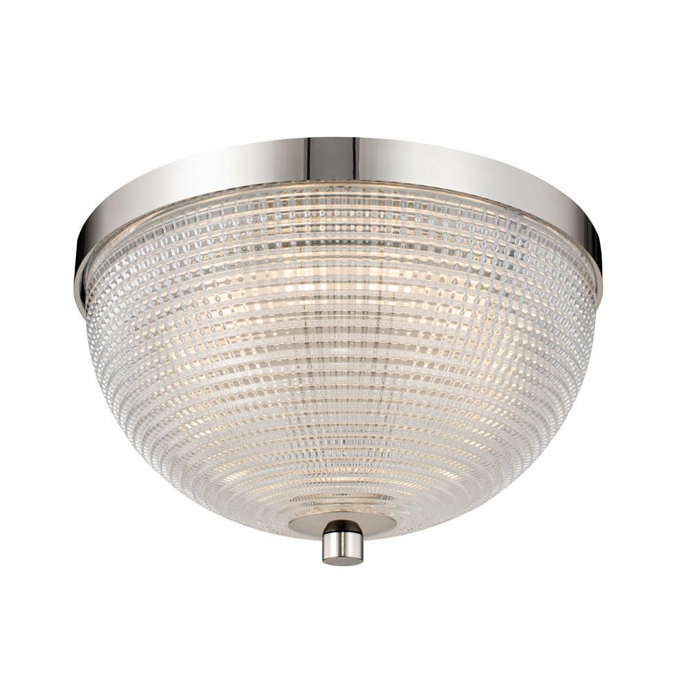 Portland 10 Inch Flush Mount – Winter Brass – 512141PN
