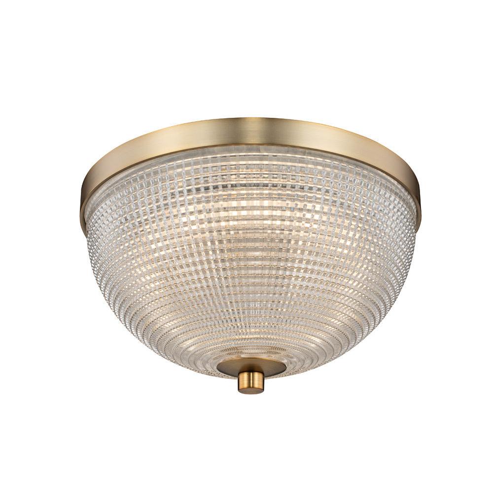 Portland 10 Inch Flush Mount – Winter Brass – 512141WB