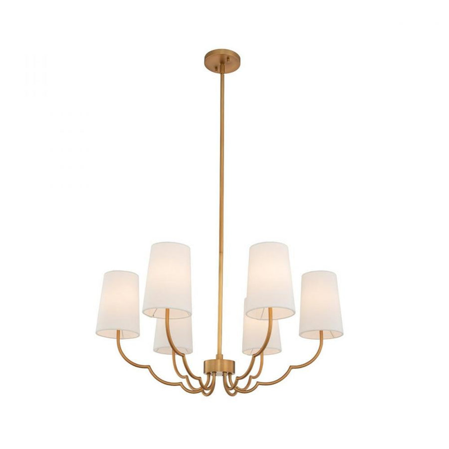 Sophia 28 Inch Chandelier – New Brass – 514372NB