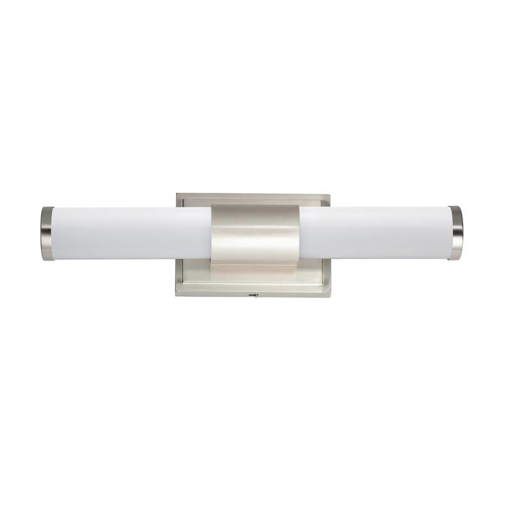 Maxim Lighting 52114WTSN Optic 18 Inch Bathroom Vanity - Satin Nickel