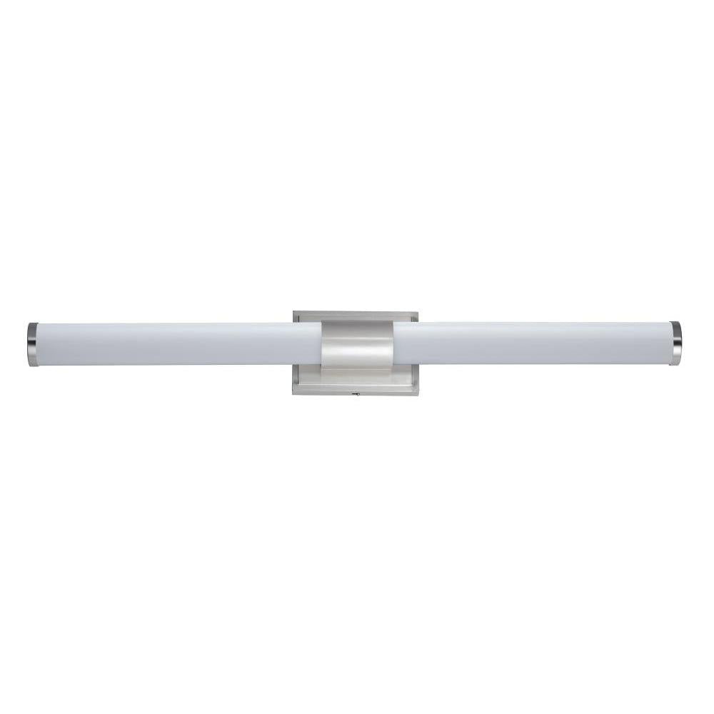 Maxim Lighting 52117WTSN Optic 36 Inch Bathroom Vanity - Satin Nickel