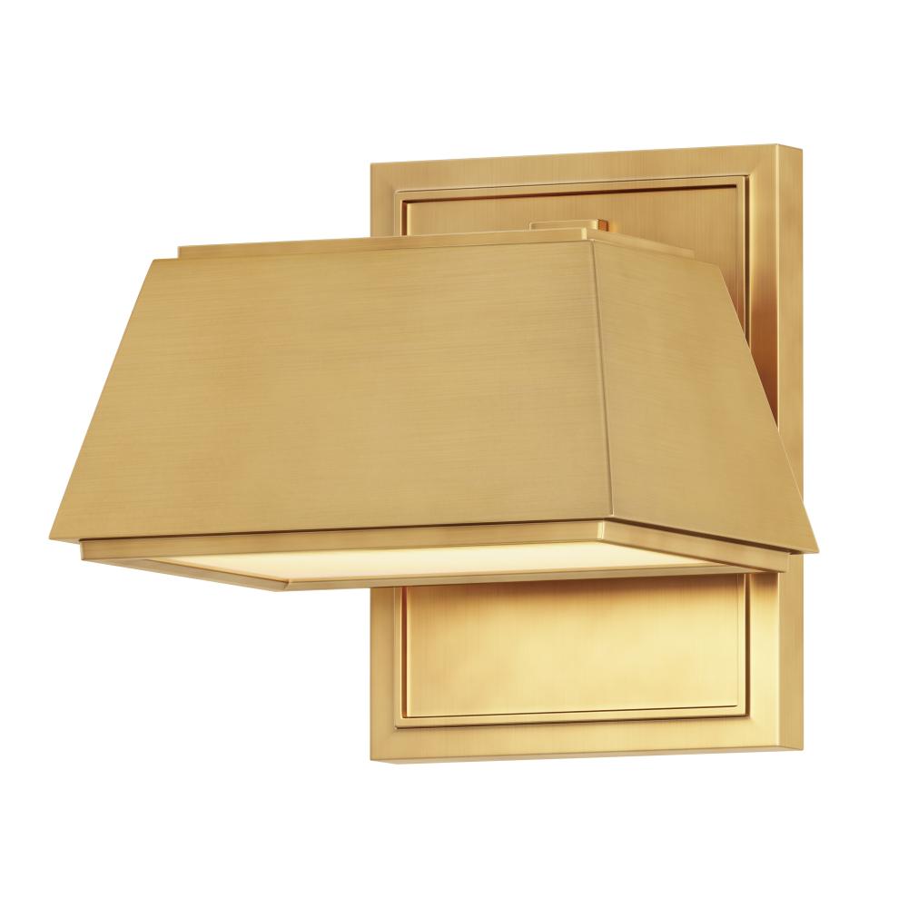 Maxim Lighting 52129AB Mansard 6.5 Inch Outdoor Wall Lantern – Antique Brass