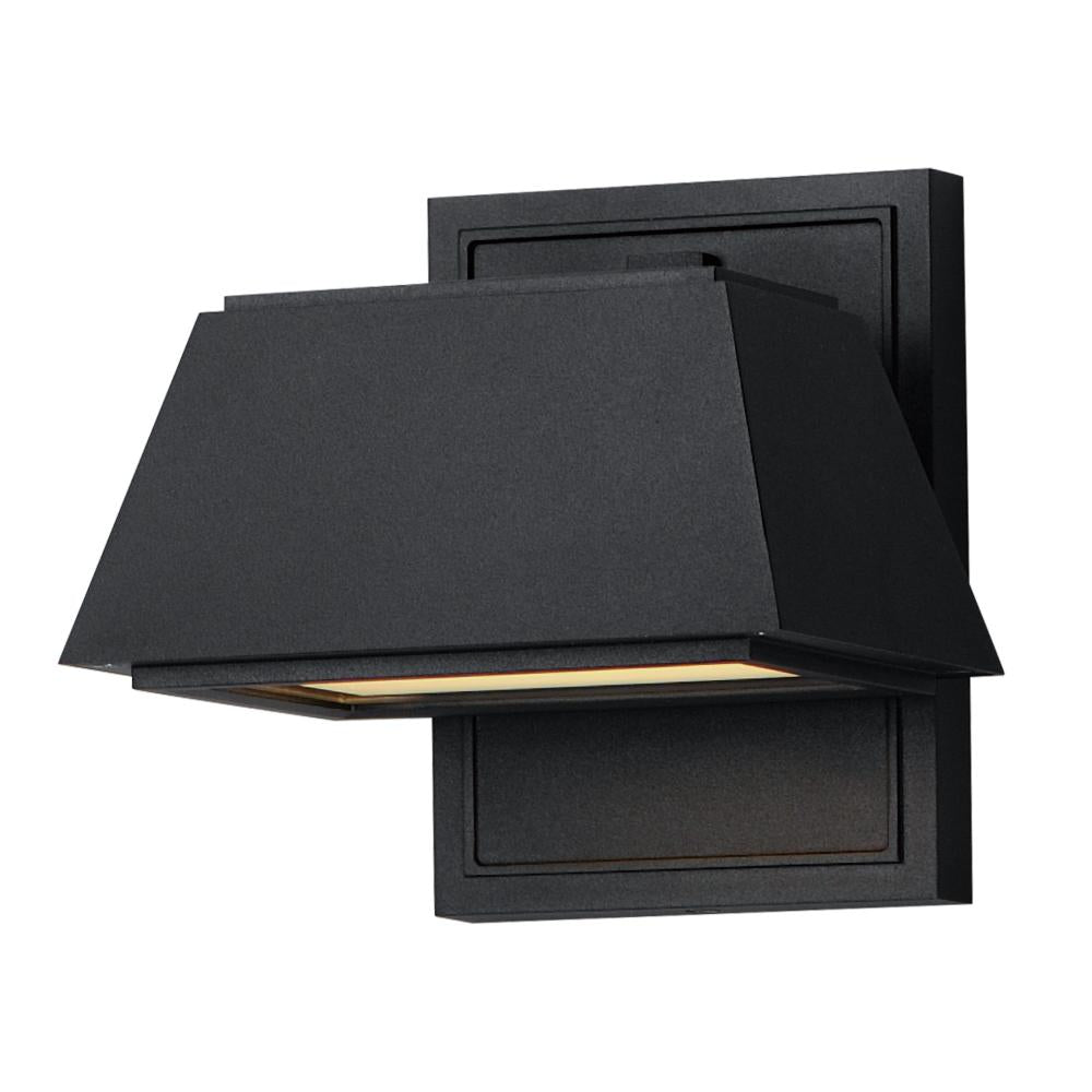 Maxim Lighting 52129BK Mansard 6.5 Inch Outdoor Wall Lantern – Black
