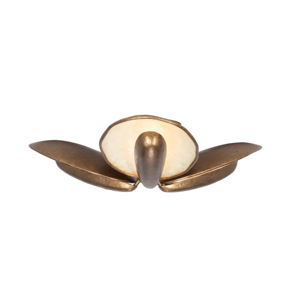 Spat 24 Inch Flush Mount – Pearlized Antique Brass – 523341PAB
