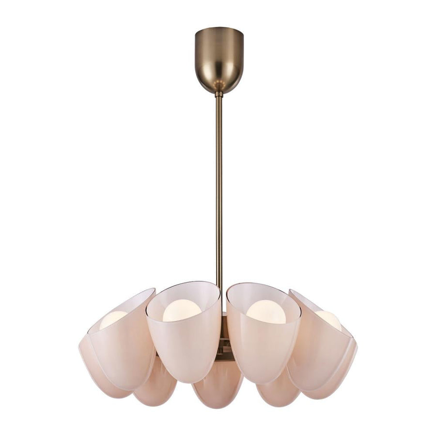 Cocoon 28 Inch Chandelier – Winter Brass – 524355WB