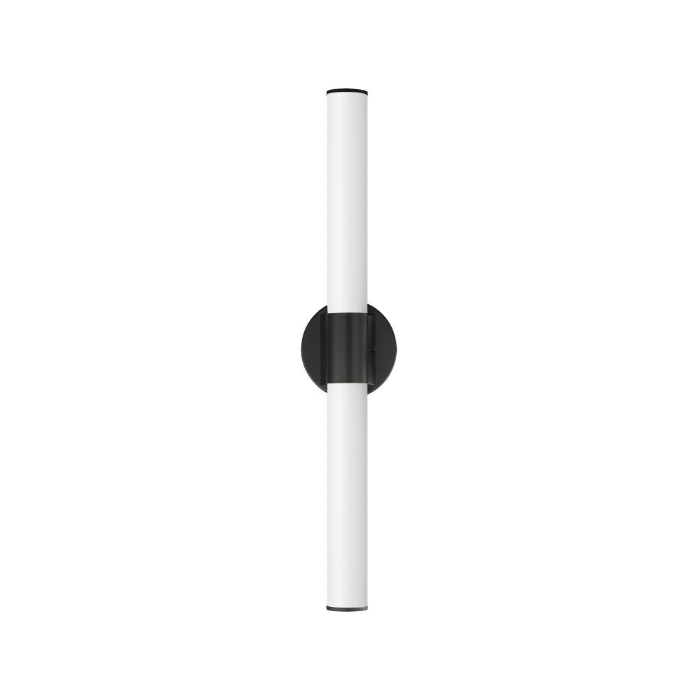 Maxim Lighting 52504WTBK Tubo 30 Inch Bathroom Wall Sconce - Black