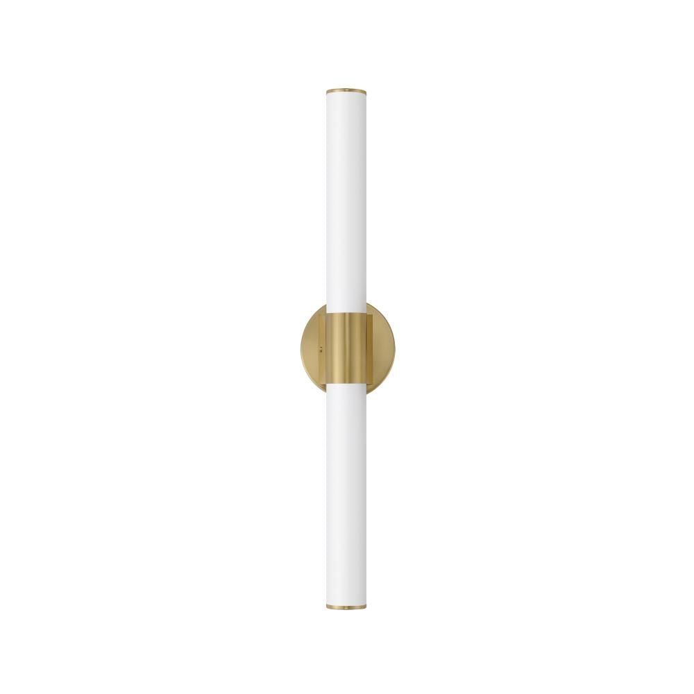Maxim Lighting 52504WTNAB Tubo 30 Inch Bathroom Wall Sconce - Natural Aged Brass
