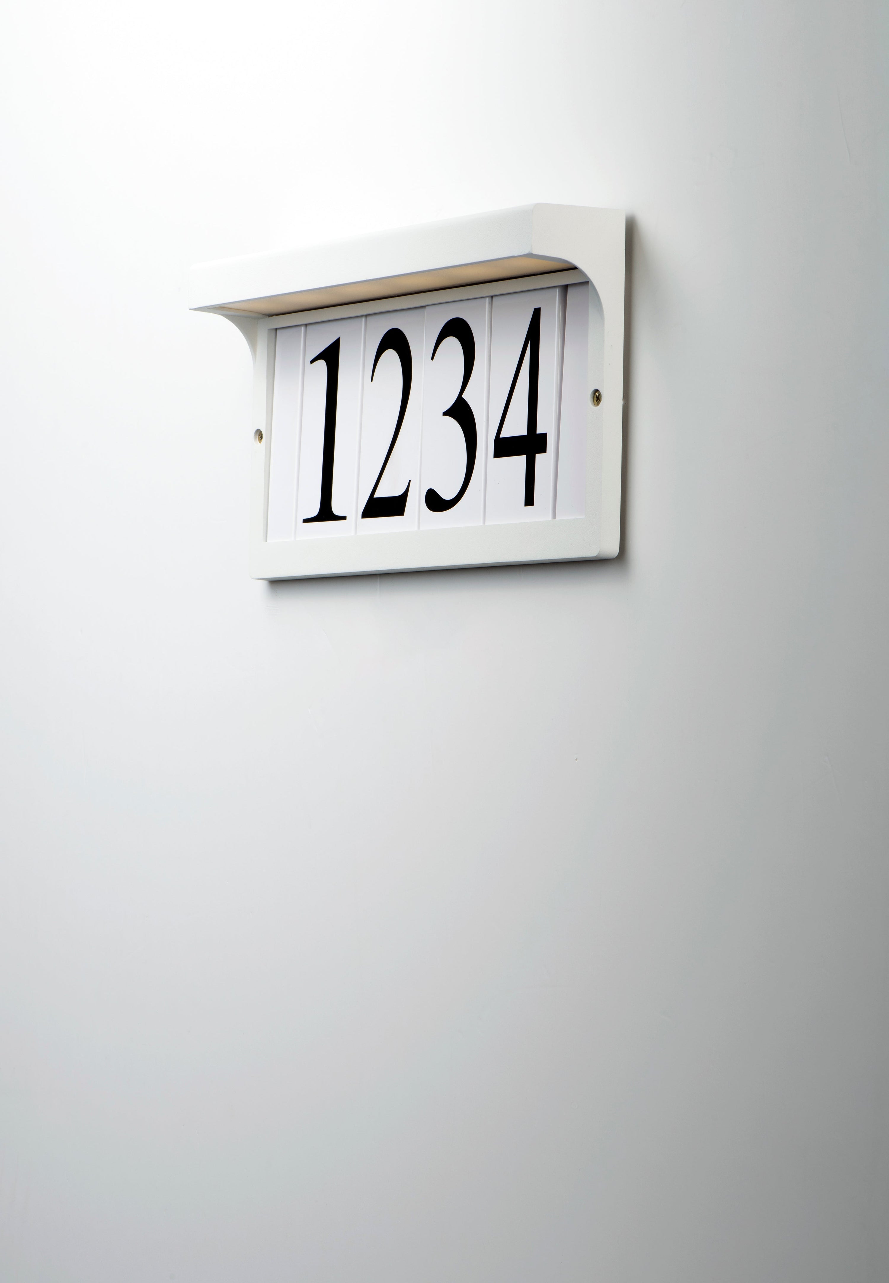 12 Inch Outdoor Wall Sconce – White