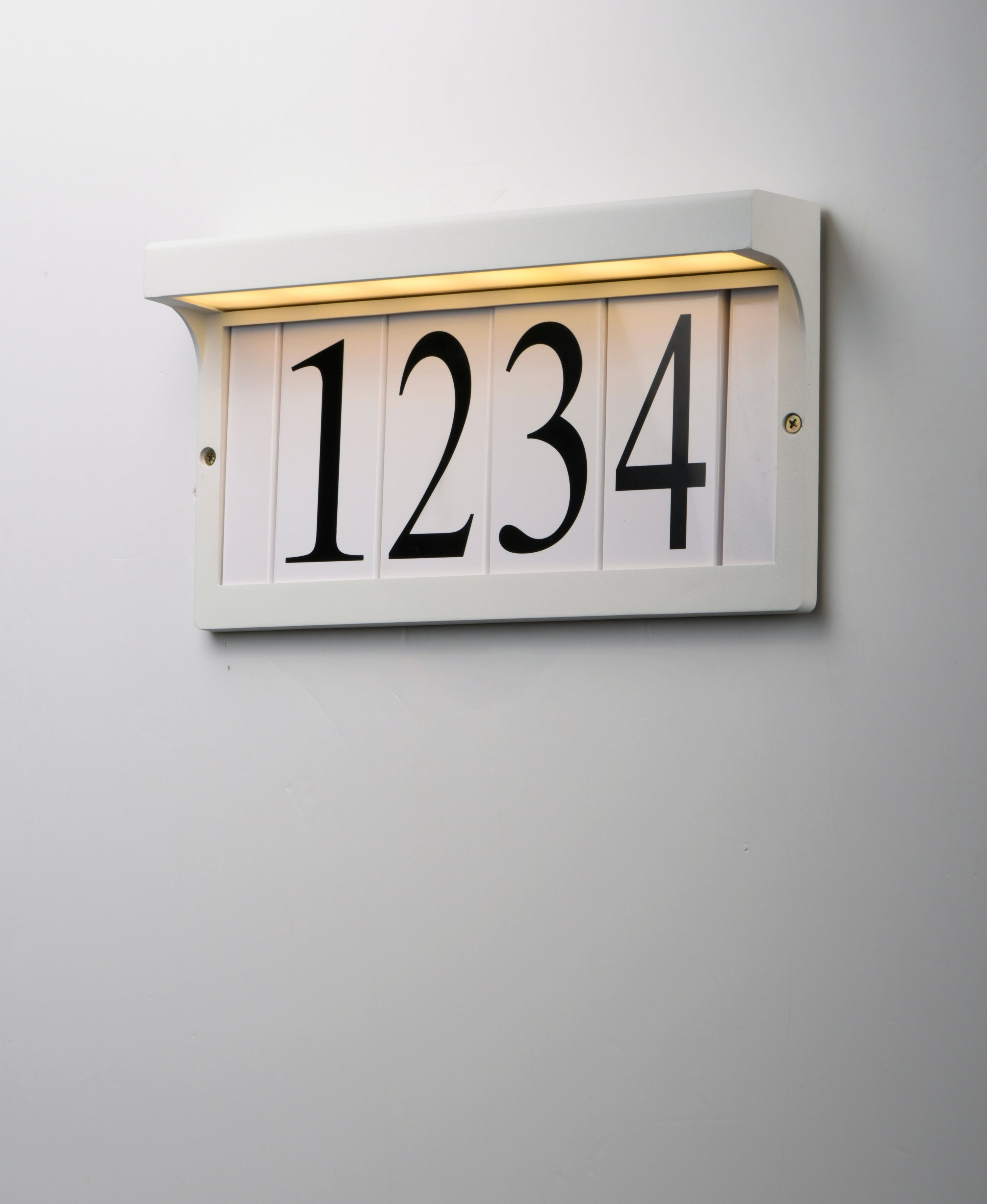 12 Inch Outdoor Wall Sconce – White