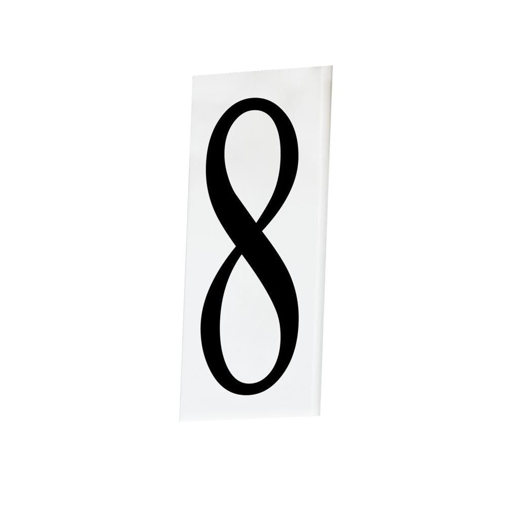 Maxim Lighting 53618WT 2.25 Inch Address Number 8 – White
