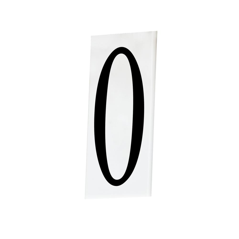 Maxim Lighting 53630WT 2.25 Inch Address Number 0 – White