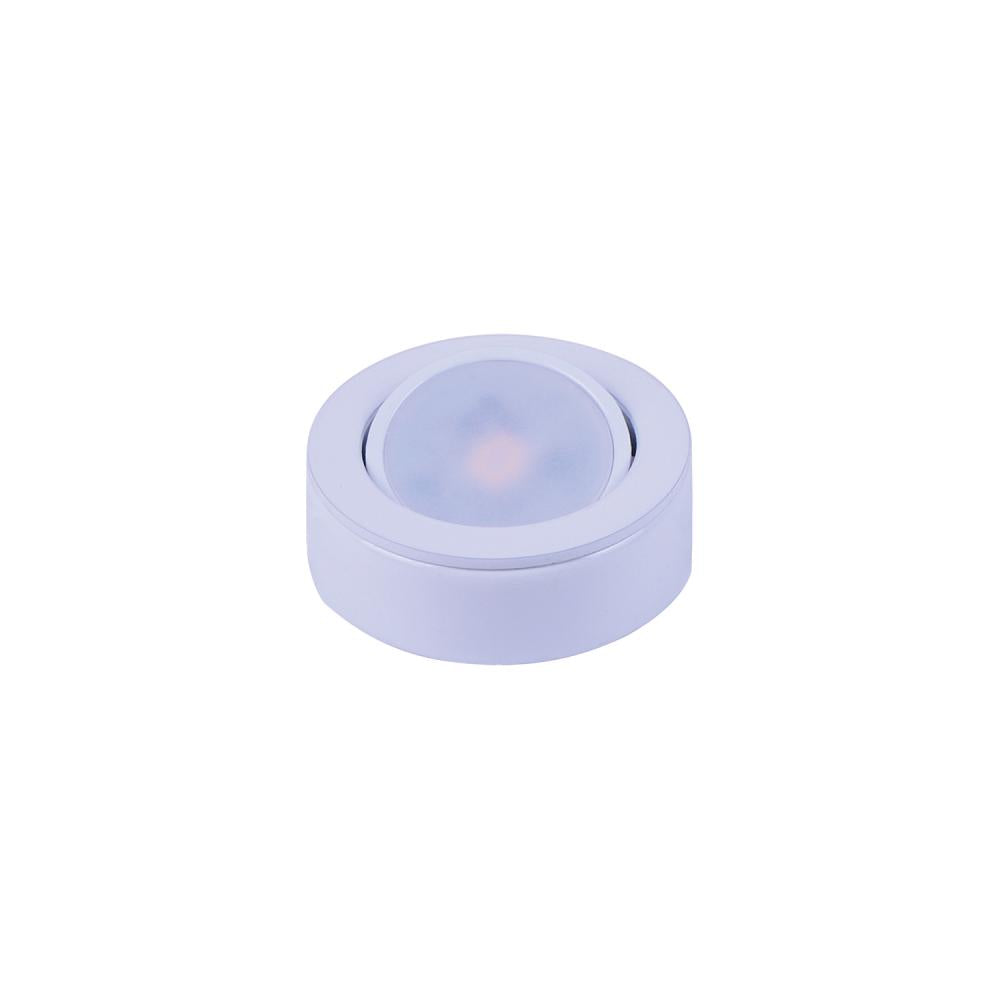 Maxim Lighting 53830WT CounterMax MX-LD-AC 2.75 Under Cabinet Disc Light - White