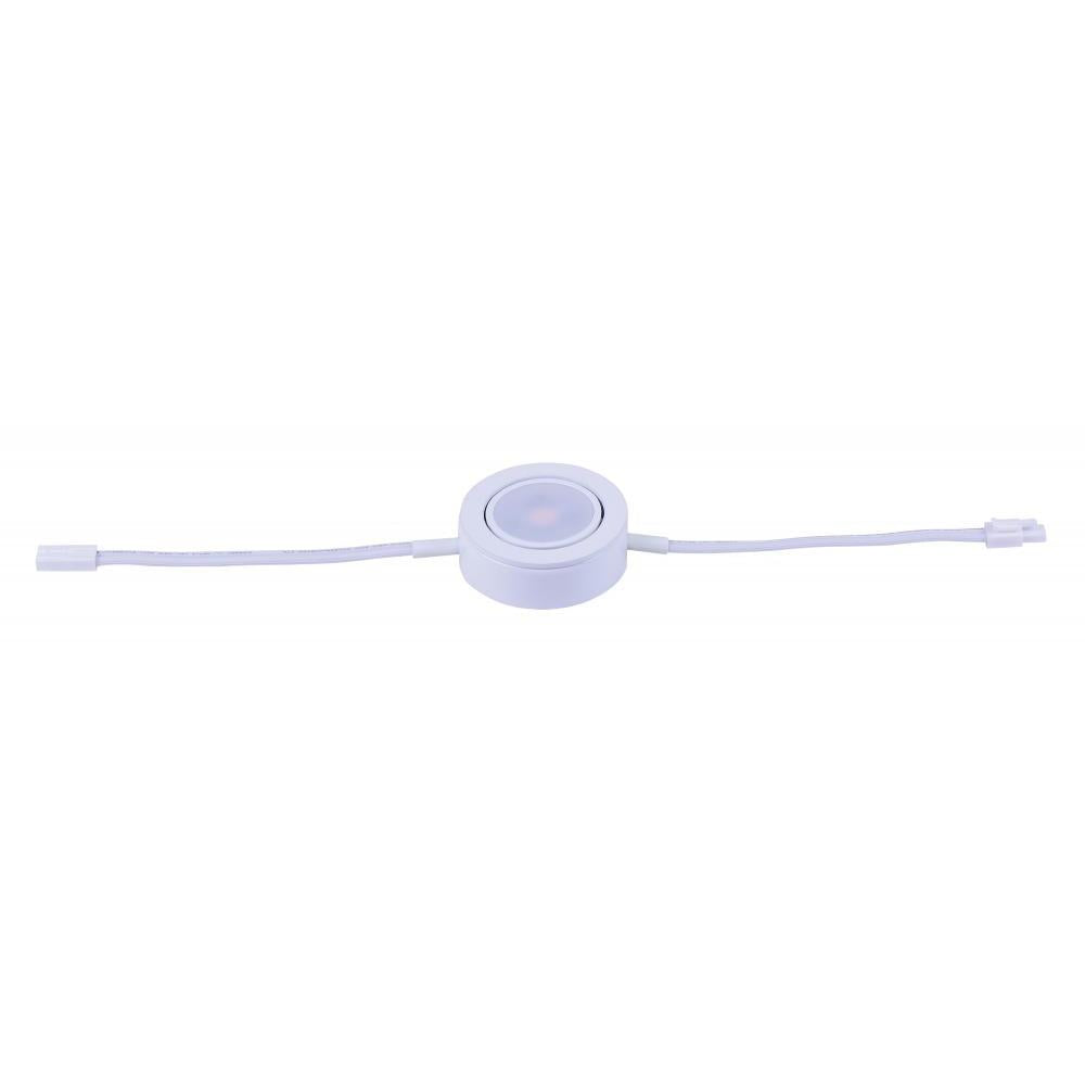 Maxim Lighting 53832WT CounterMax MX-LD-AC 2.75 Under Cabinet Disc Light - White