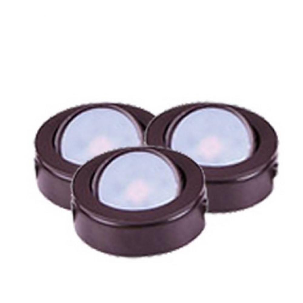 Maxim Lighting 53836BRZ CounterMax MX-LD-AC 2.75 Under Cabinet Disc Light - Anodized Bronze