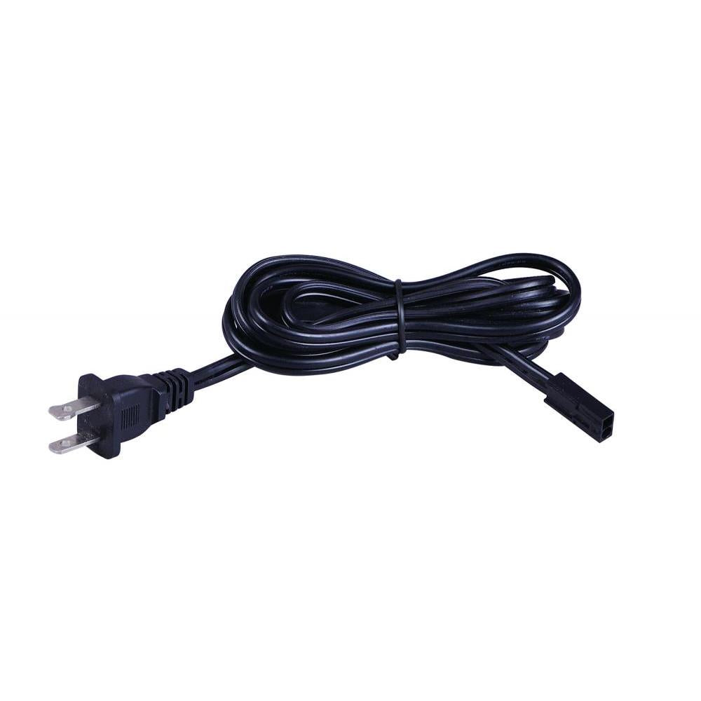 Maxim Lighting 53885BK CounterMax MX-LD-AC 72 Power Cord for Under Cabinet Lights - Black