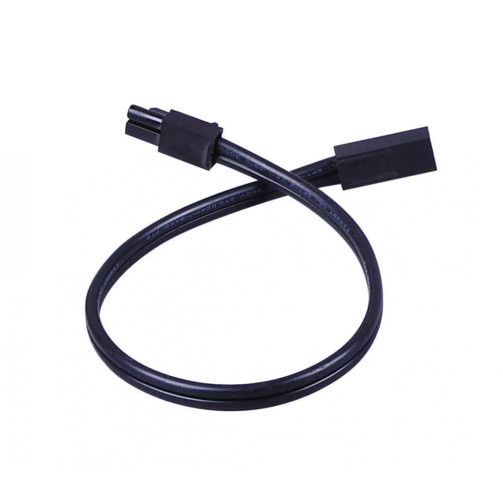 Maxim Lighting 53886BK CounterMax MX-LD-AC 12 Connector Cord for Under Cabinet Lights - Black