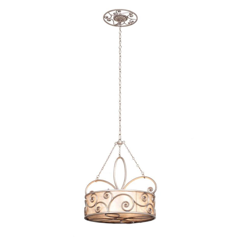 Windsor 28 Inch Wall Sconce – Aged Silver – 5415SV