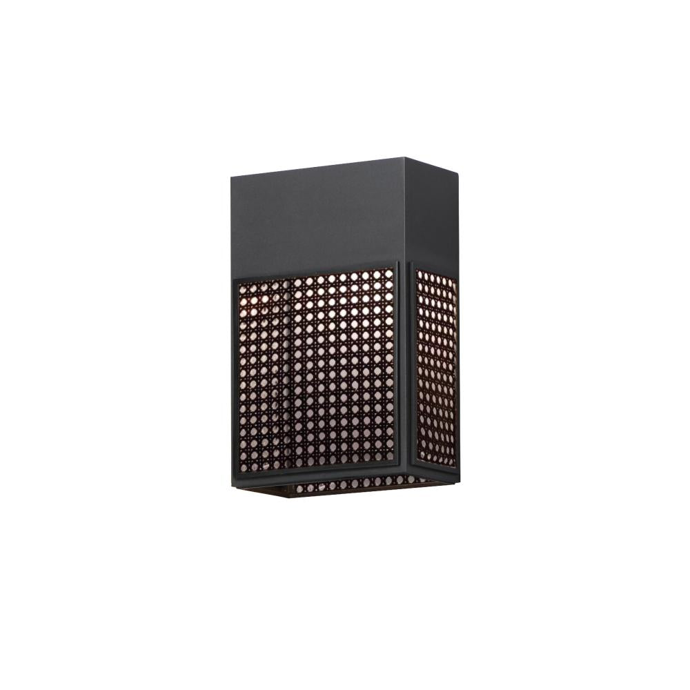 Maxim Lighting 54802BK Lattice 8 Inch Outdoor Wall Lantern – Black