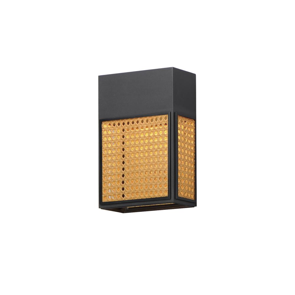 Maxim Lighting 54802RABK Lattice 8 Inch Outdoor Wall Lantern – Black
