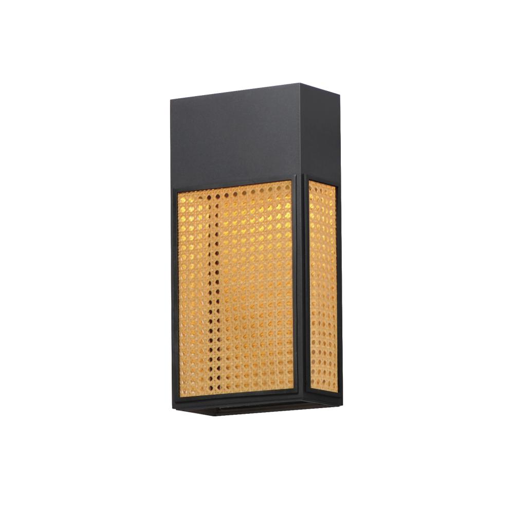 Maxim Lighting 54804RABK Lattice 8 Inch Outdoor Wall Lantern – Black