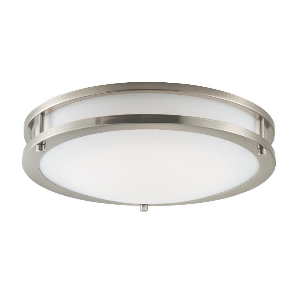 Maxim Lighting 55543WTSN Linear LED 14 Inch Flush Mount Light – Satin Nickel