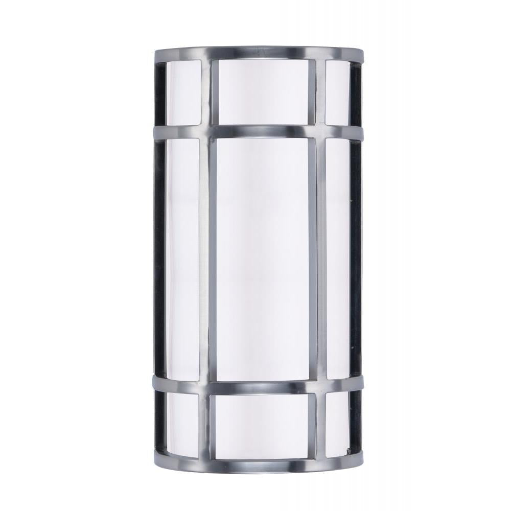 Maxim Lighting 55571WTSN Moon Ray 6 Inch Outdoor Wall Lantern – Satin Nickel