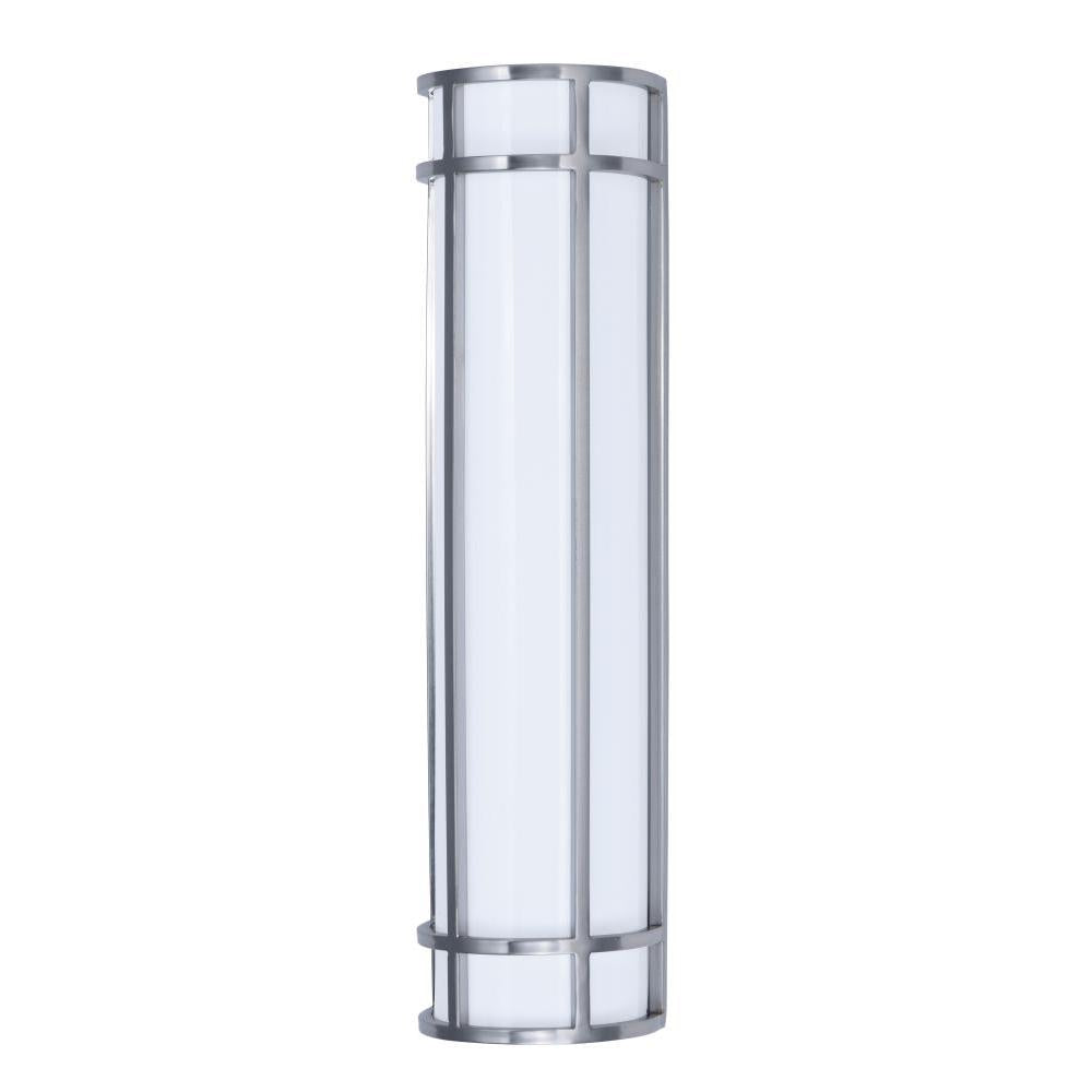 Maxim Lighting 55575WTSN Moon Ray 6 Inch Outdoor Wall Lantern – Satin Nickel
