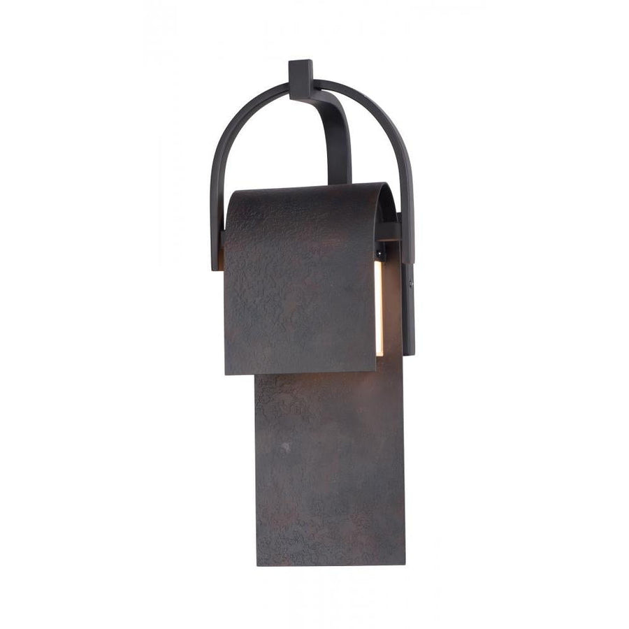 Maxim Lighting 55594RF Laredo 7 Inch Outdoor Wall Lantern – Rustic Forge