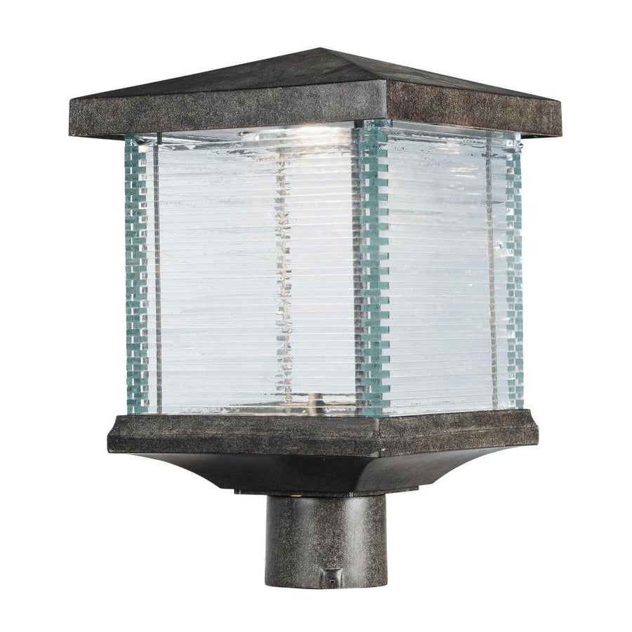Maxim Lighting 55735CLET 10 Inch Outdoor Post Lantern – Earth Tone
