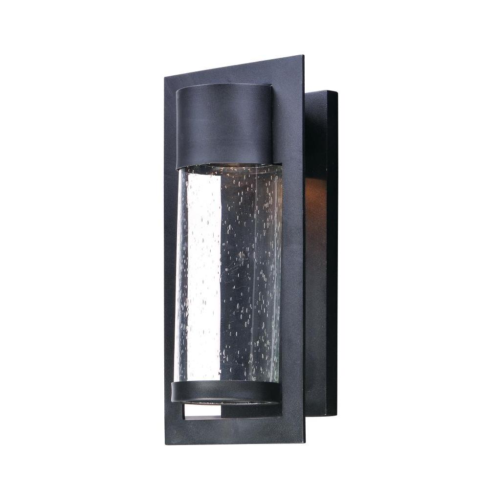 Maxim Lighting 55892BGBK Focus 7 Inch Outdoor Wall Lantern – Black