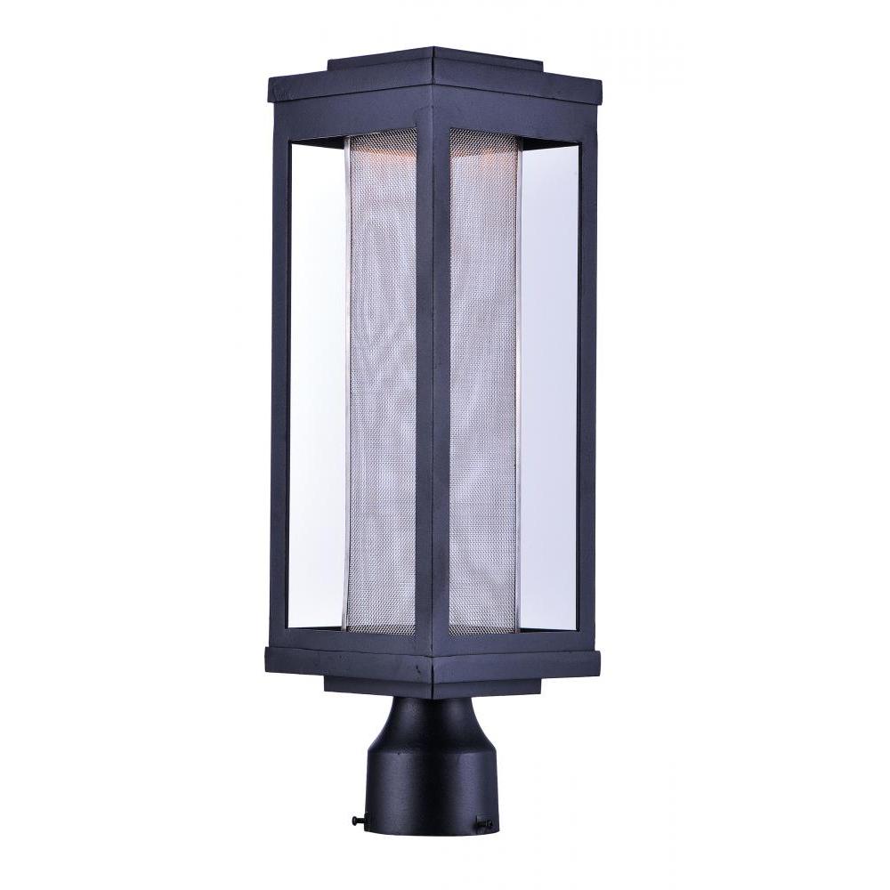 Maxim Lighting 55900MSCBK Salon LED 6 Inch Outdoor Post Lantern – Black