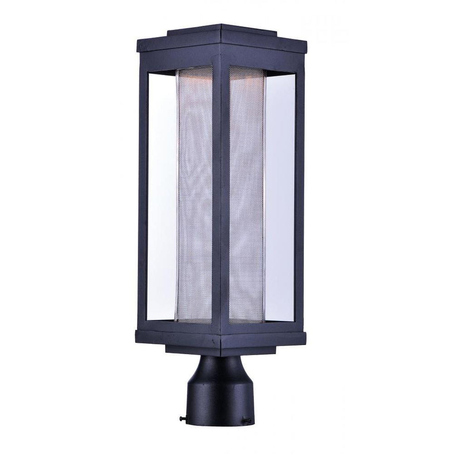 Maxim Lighting 55900MSCBK Salon LED 6 Inch Outdoor Post Lantern – Black