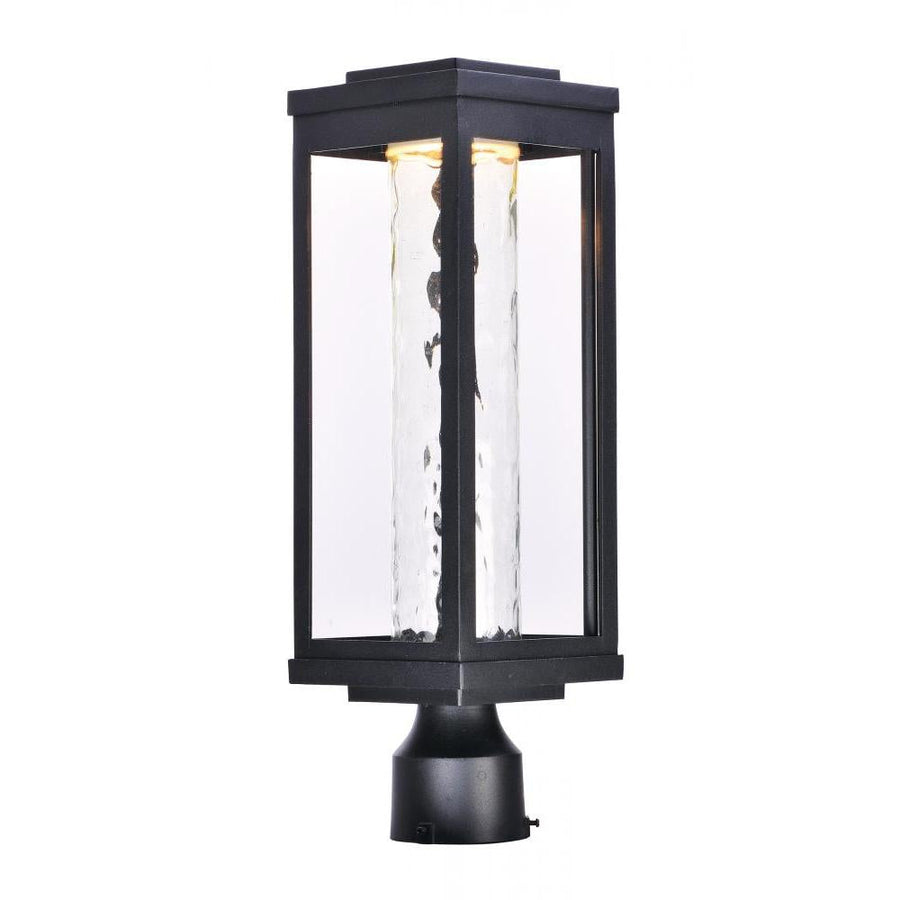 Maxim Lighting 55900WGBK Salon LED 6 Inch Outdoor Post Lantern – Black