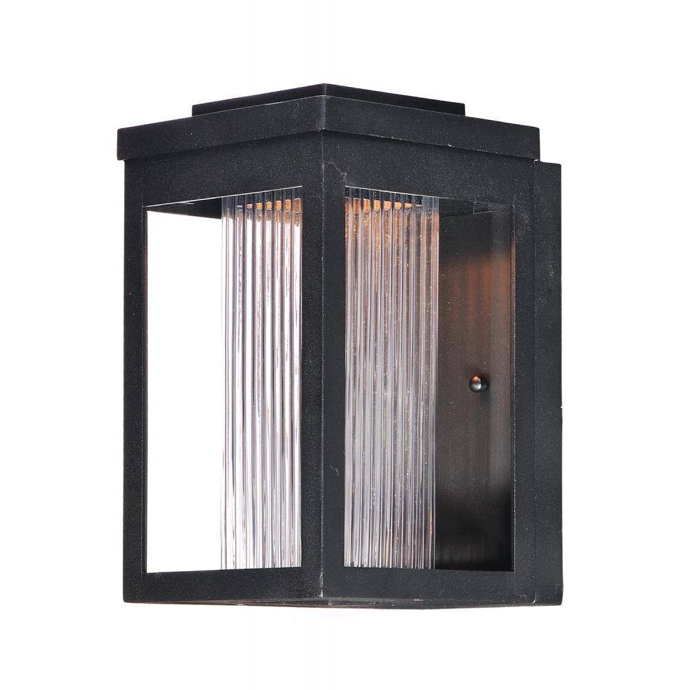 Maxim Lighting 55902CRBK Salon LED 6 Inch Outdoor Wall Lantern – Black
