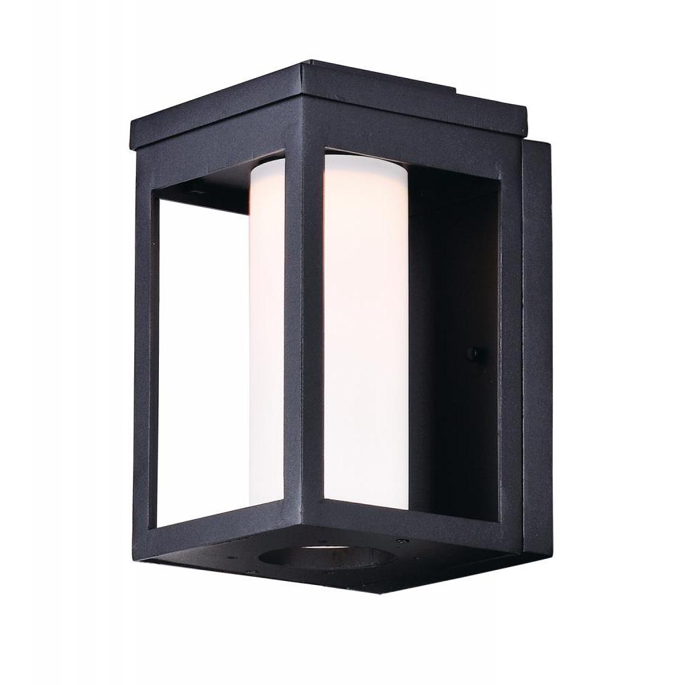 Maxim Lighting 55902SWBK Salon LED 6 Inch Outdoor Wall Lantern – Black