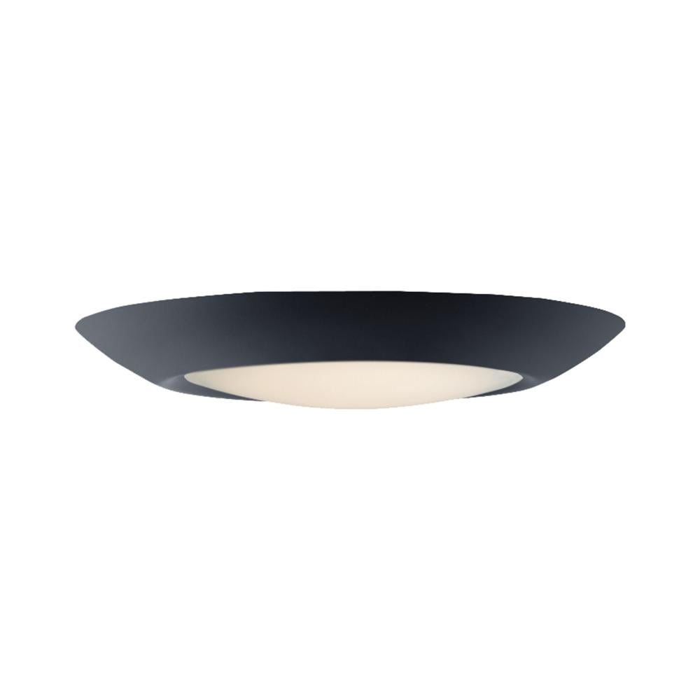 Maxim Lighting 57413WTBK Diverse 6 Inch Flush Mount Light – Black