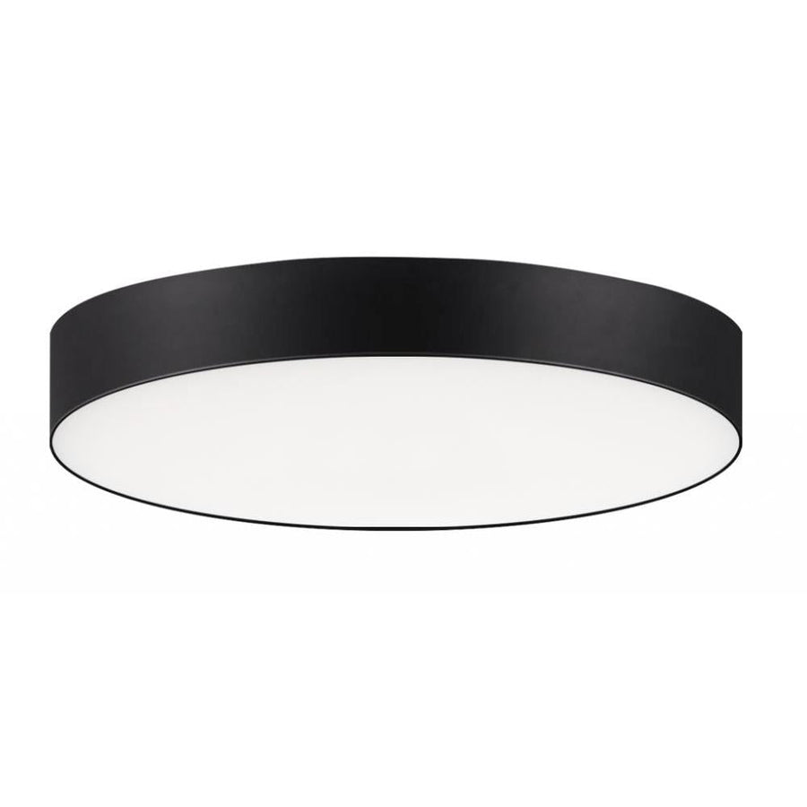 Maxim Lighting 57660WTBK Trim 5 Inch Flush Mount Light – Black