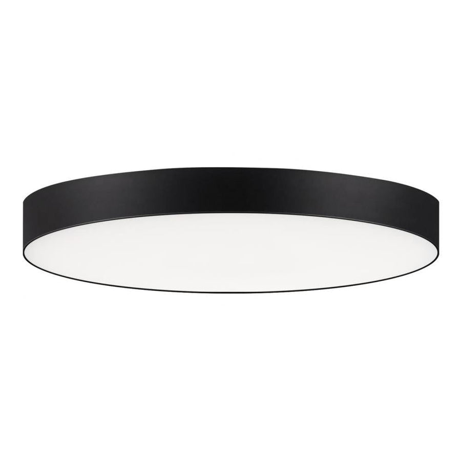 Maxim Lighting 57662WTBK Trim 7 Inch Flush Mount Light – Black