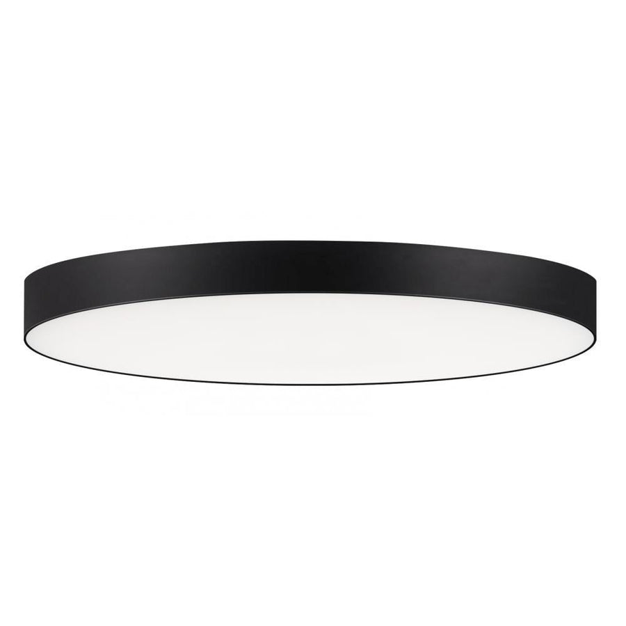 Maxim Lighting 57663WTBK Trim 9 Inch Flush Mount Light – Black