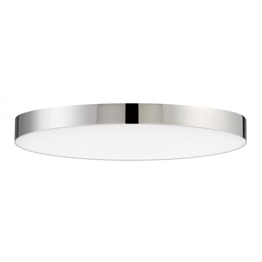 Maxim Lighting 57663WTPC Trim 9 Inch Flush Mount Light – Polished Chrome
