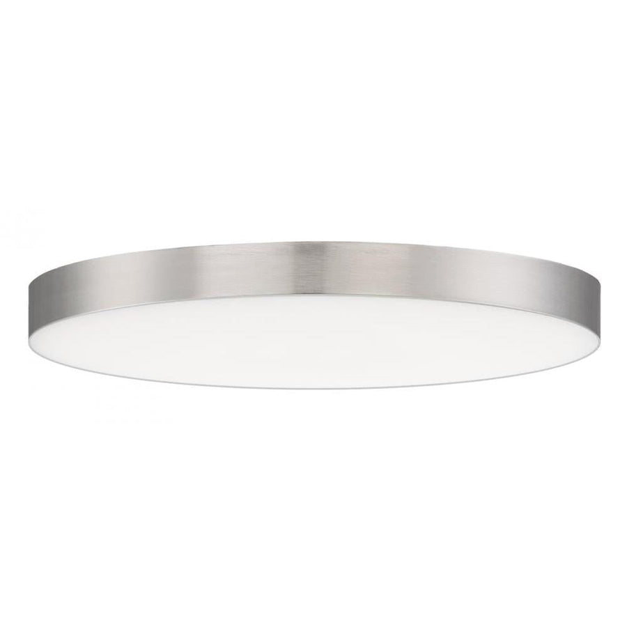 Maxim Lighting 57663WTSN Trim 9 Inch Flush Mount Light – Satin Nickel