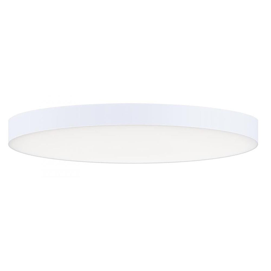 Maxim Lighting 57663WTWT Trim 9 Inch Flush Mount Light – White