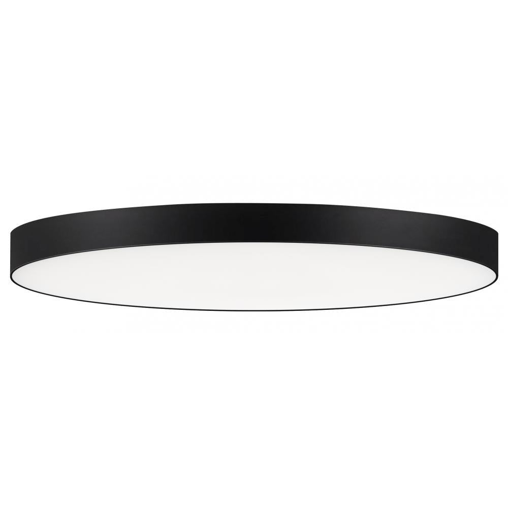Maxim Lighting 57664WTBK Trim 11 Inch Flush Mount Light – Black
