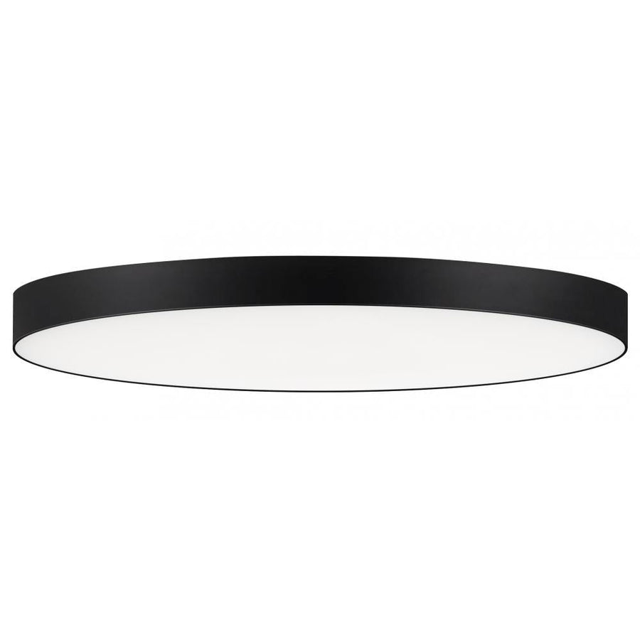 Maxim Lighting 57664WTBK Trim 11 Inch Flush Mount Light – Black