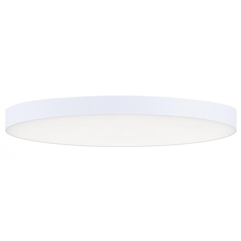 Maxim Lighting 57664WTWT Trim 11 Inch Flush Mount Light – White